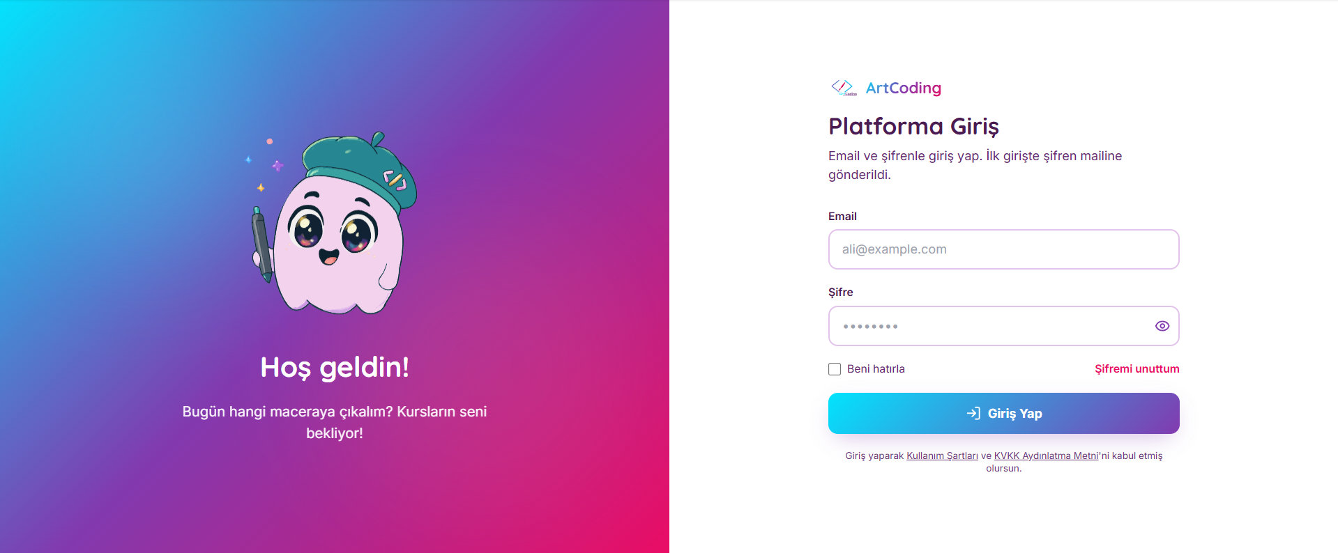 Login Ekranı